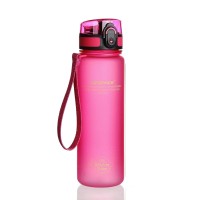 Бутылка для воды Colorful Frosted Розовая 500 мл