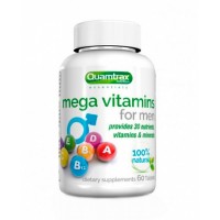 Quamtrax Nutrition Mega Vitamins for Men 60 таблеток